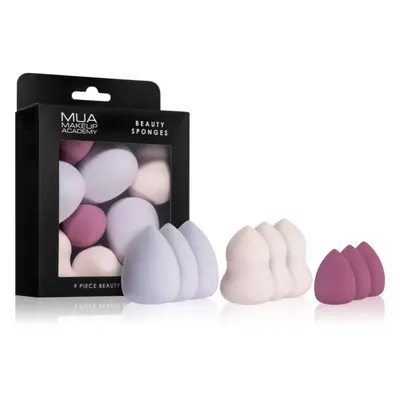 MUA Makeup Academy Beauty Sponge houbička na make-up 9 ks