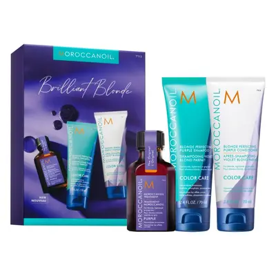 Moroccanoil Brilliant Blonde Set sada pro blond vlasy