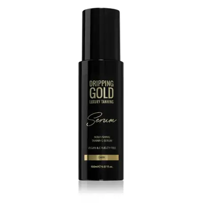 Dripping Gold Luxury Tanning Serum samoopalovací přípravek na tělo a obličej odstín Dark 150 ml