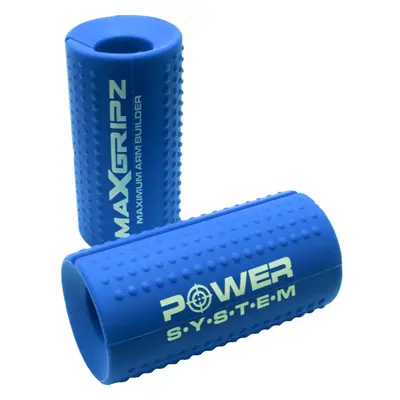 Power System Mx Gripz posilovací gripy na činku barva Blue M 2 ks