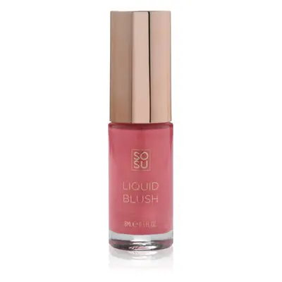 SOSU Cosmetics Liquid Blush tekutá tvářenka odstín Rose Radiance 8 ml