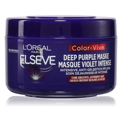 L’Oréal Paris Elseve Color-Vive Purple pečující maska neutralizující žluté tóny 250 ml