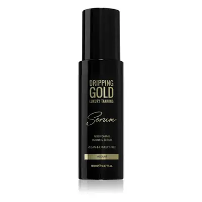 Dripping Gold Luxury Tanning Serum samoopalovací přípravek na tělo a obličej odstín Medium 150 m