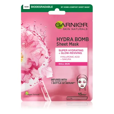 Garnier Skin Naturals Hydra Bomb plátýnková maska s rozjasňujícím účinkem 28 g