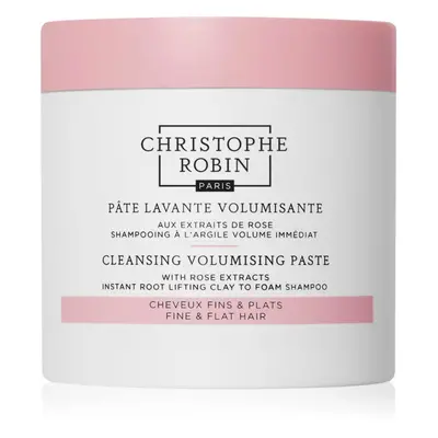 Christophe Robin Cleansing Volumizing Paste with Rose Extract exfoliační šampon pro objem vlasů 