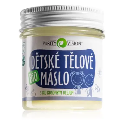 Purity Vision Dětské tělové máslo máslo s konopným olejem 120 ml