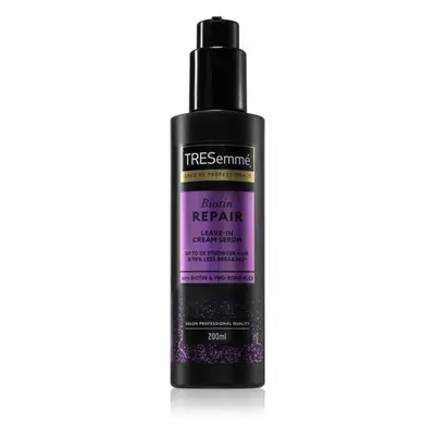 TRESemmé Biotin Repair Leave-In Cream Serum krémové sérum pro dokonalý vzhled vlasů 200 ml