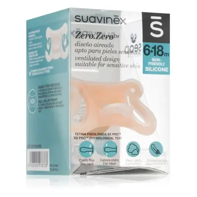 Suavinex Zero Zero Physiological Teat dudlík 6-18 m 1 ks