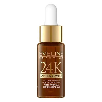 Eveline Cosmetics 24K Snail & Caviar sérum proti vráskám se šnečím extraktem 18 ml