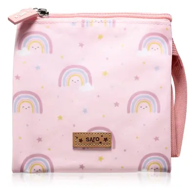 Saro Baby Sandwich Bag sáček na svačinku Pink 17,5x17,5 cm 1 ks