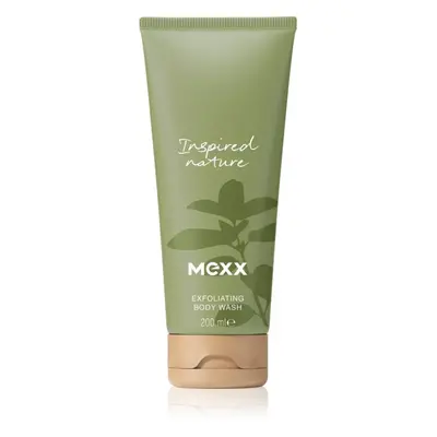 Mexx Inspired Nature exfoliační sprchový gel s parfemací 200 ml