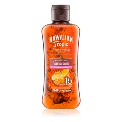 Hawaiian Tropic Protective Dry Oil Spray suchý olej na opalování SPF 15 100 ml