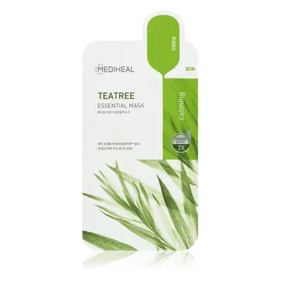 MEDIHEAL Essential Mask Teatree zklidňující plátýnková maska proti akné 27 ml