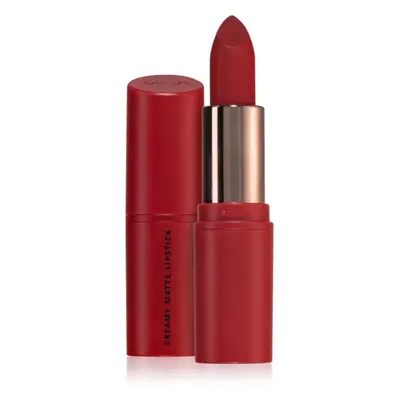 MUA Makeup Academy Creamy Matte krémová rtěnka s matným efektem odstín Razzleberry 3,2 g