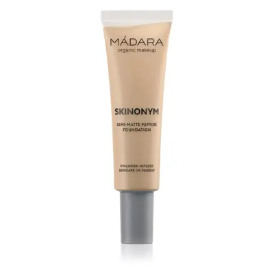 MÁDARA Skinonym Semi-Matte Peptide dlouhotrvající make-up s peptidy odstín True Beige 35 30 ml