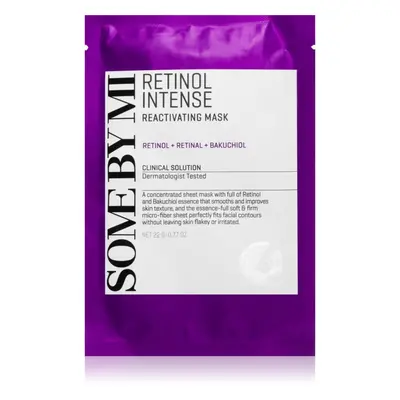 Some By Mi Retinol Intense Reactivating Mask protivrásková plátýnková maska pro zralou pleť 22 g