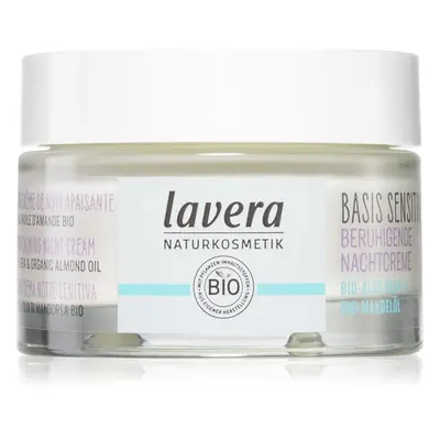 Lavera Basis Sensitiv zklidňující noční krém bez parfemace 50 ml