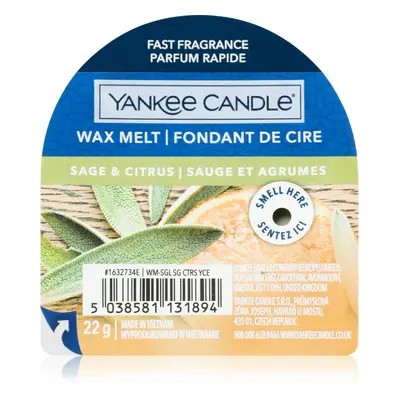 Yankee Candle Sage & Citrus vosk do aromalampy 22 g