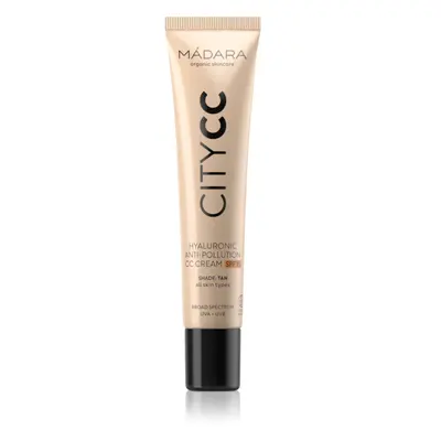 MÁDARA City CC CC krém pro jednotný tón pleti SPF 15 odstín Tan 40 ml