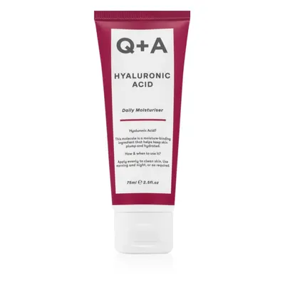 Q+A Hyaluronic Acid hydratační krém na obličej pro každodenní použití 75 ml