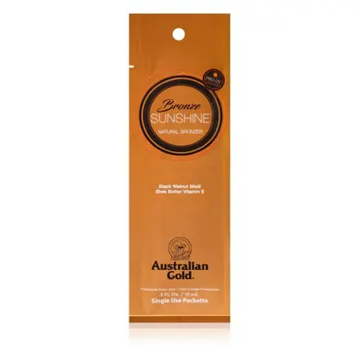 Australian Gold Bronze Sunshine opalovací krém do solária s bronzerem 15 ml