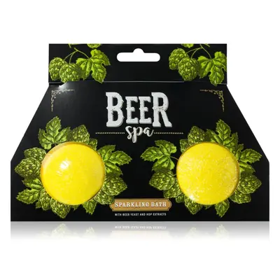 Bohemia Gifts & Cosmetics Beer Spa šumivé koule do koupele 2x100 g