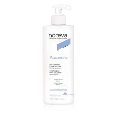 Noreva Aquareva Moisturizing Body Cream 24h vyživující hydratační tělové mléko 400 ml