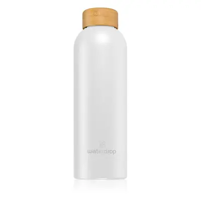 Waterdrop Thermo Steel nerezová láhev na vodu barva White Matt 600 ml