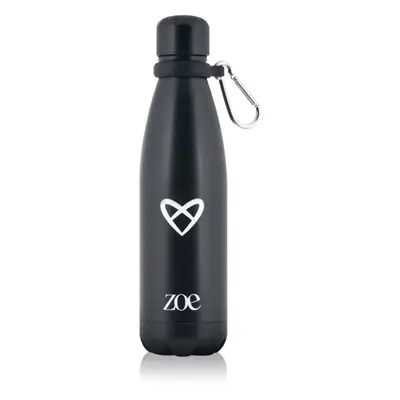 ZOE Heart Logo Stainless Steel Bottle nerezová láhev na vodu barva Black 500 ml