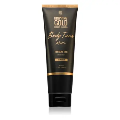 Dripping Gold Luxury Tanning Body Tune samoopalovací krém na tělo a obličej s okamžitým účinkem 