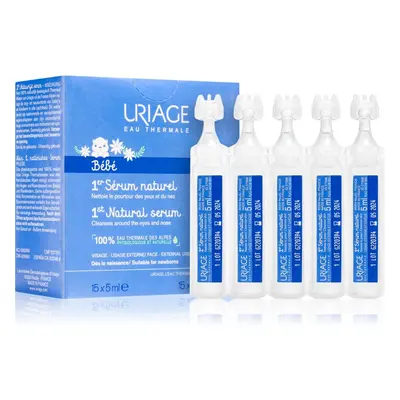 Uriage Bébé 1st Natural Serum sérum pro zklidnění očí a nosních sliznic 15x5 ml