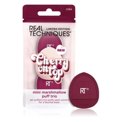 Real Techniques Cherry On Top Mini Marshmallow Puff Trio houbička na make-up