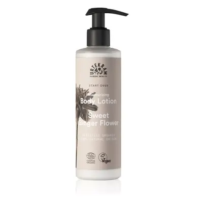 Urtekram Sweet Ginger Flower jemné tělové mléko s výtažky z aloe a zázvoru 245 ml