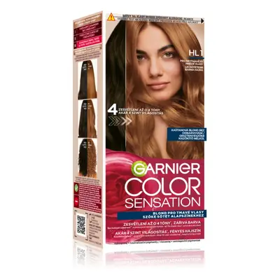 Garnier Color Sensation barva na vlasy pro zesvětlení vlasů odstín HL1 Black Hair 1 ks