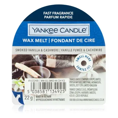 Yankee Candle Smoked Vanilla & Cashmere vosk do aromalampy 22 g