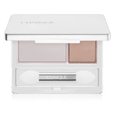 Clinique All About Shadow™ Duo duo oční stíny odstín Seashell Pink/Fawn Satin 1,7 g