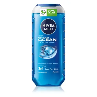 NIVEA MEN Fresh Ocean energizující sprchový gel pro muže 250 ml