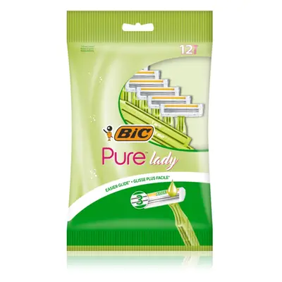 BIC PURE3 Lady jednorázová holítka pro ženy 12 ks