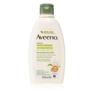 Aveeno Daily Moisturising Yoghurt body wash vyživující sprchový gel Vanilla & Yoghurt 300 ml