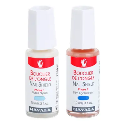 Mavala Nail Camouflage Nail Shield dvoufázová péče pro regeneraci a elasticitu nehtů 2x10 ml