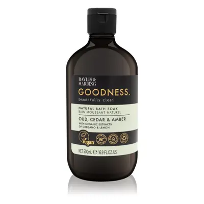 Baylis & Harding Goodness Oud, Cedar & Amber pěna do koupele 500 ml