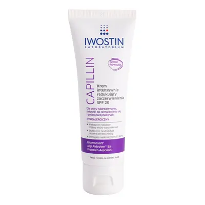 Iwostin Capillin intenzivní krém redukující začervenání pleti SPF 20 40 ml