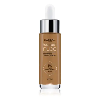 L’Oréal Paris True Match Nude Plumping Tinted Serum sérum pro sjednocení barevného tónu pleti od