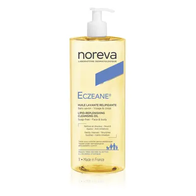 Noreva Eczeane Lipid-Replenishing Cleansing Oil čisticí olejový gel na obličej a tělo 1000 ml