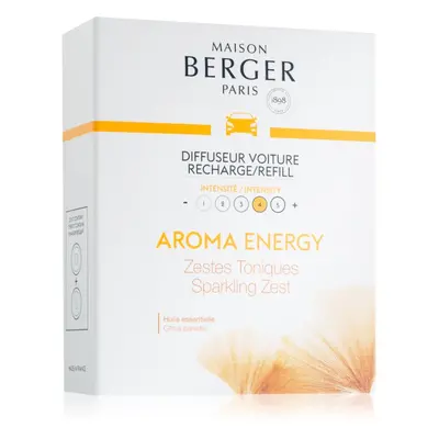 Maison Berger Paris Aroma Energy vůně do auta náhradní náplň (Sparkling Zest) 2x17 g