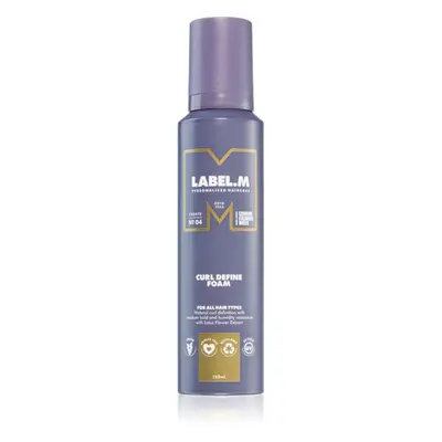 label.m Curl pěna pro kudrnaté vlasy 150 ml