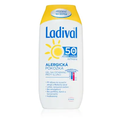 Ladival Alergická pokožka ochranný krémový gel na opalování proti sluneční alergii SPF 50+ 200 m