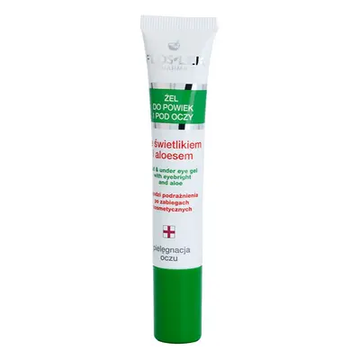 FlosLek Pharma Eye Care gel na oční okolí se světlíkem a aloe vera 15 ml