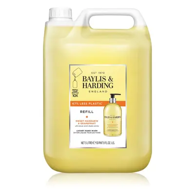 Baylis & Harding Sweet Mandarin & Grapefruit tekuté mýdlo na ruce náhradní náplň 5000 ml