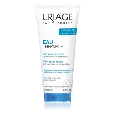 Uriage Eau Thermale Silky Body Lotion hedvábné tělové mléko pro suchou a citlivou pokožku 200 ml